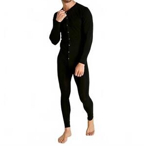 NEW J. ADAMS lumberjack union suit in black